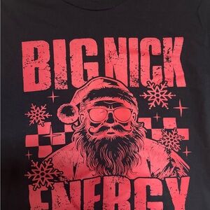 Gildan Black Tee with Pink 'Big Nick Energy' Graphic